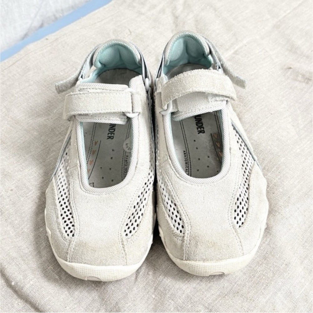 Allrounder 2247 BE Shoes Womens Size 6.5 Beige Suede Mesh Mary Jane Comfort